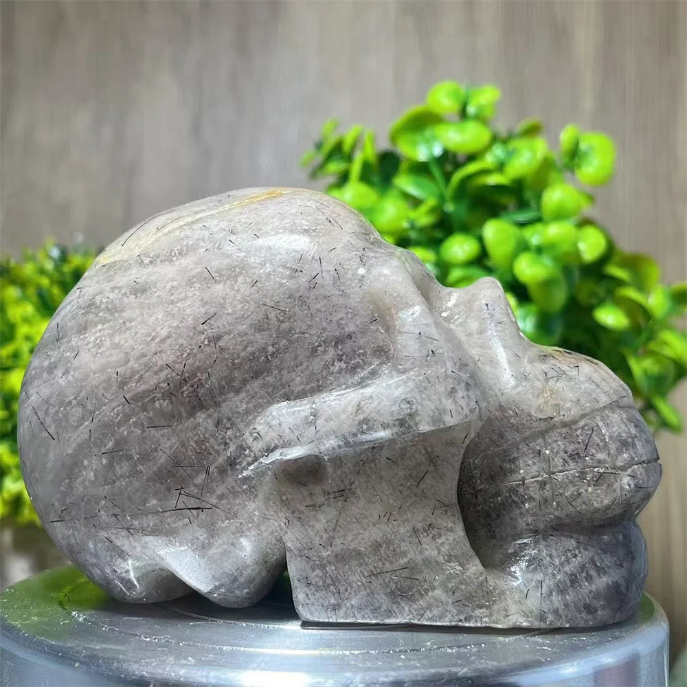 Black Hair Crystal Skull-ToShay.org