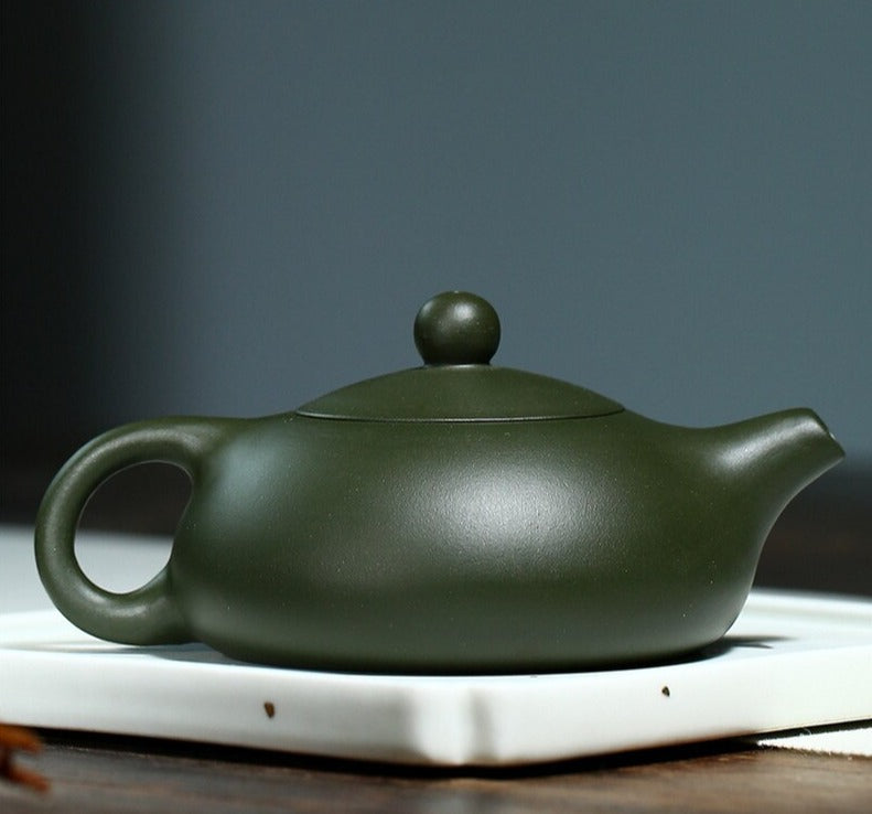 Green Clay Teapot-ToShay.org