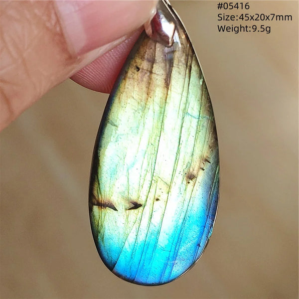 Blue Light Labradorite Pendant-ToShay.org
