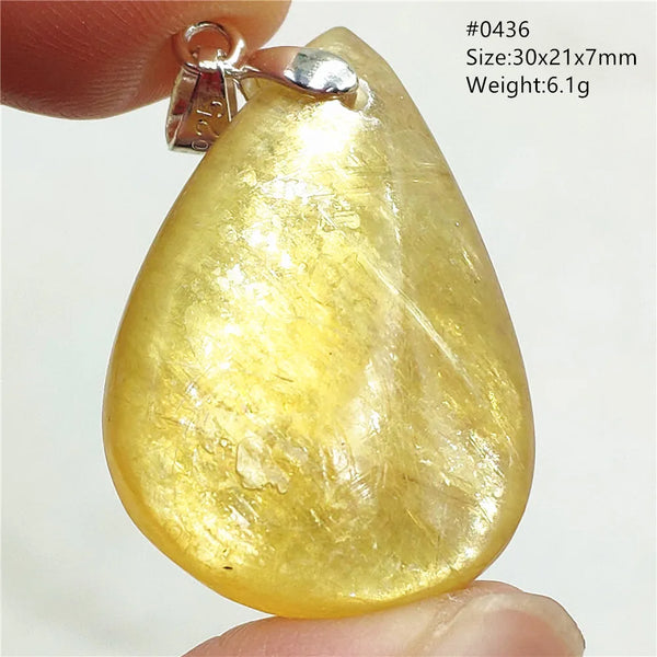 Gold Lepidolite Flash Pendant-ToShay.org