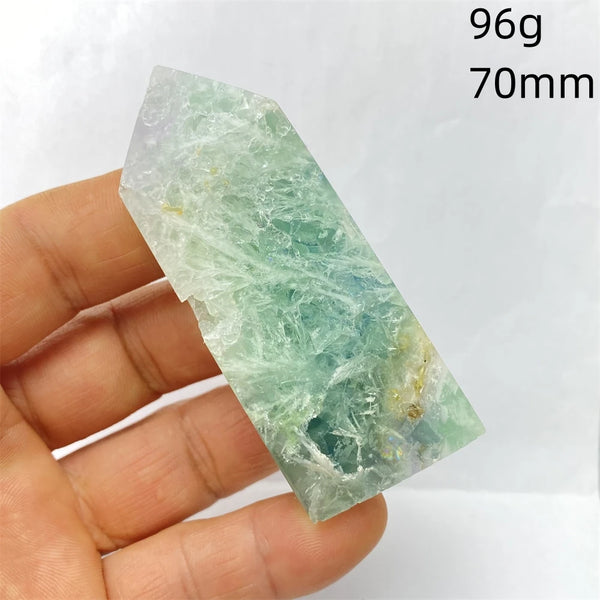 Rainbow Fluorite Crystal Point-ToShay.org