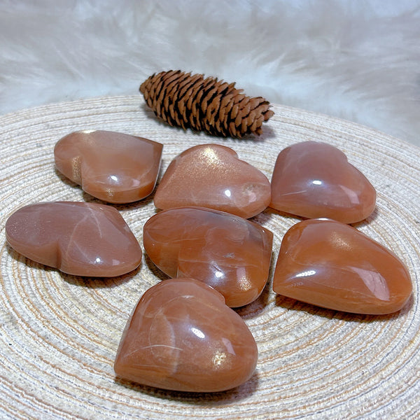 Orange Sunstone Hearts-ToShay.org