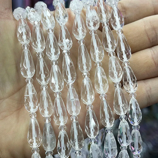 Clear Crystal Water Drop Beads-ToShay.org