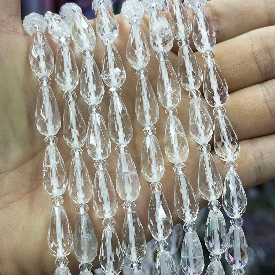 Clear Crystal Water Drop Beads-ToShay.org