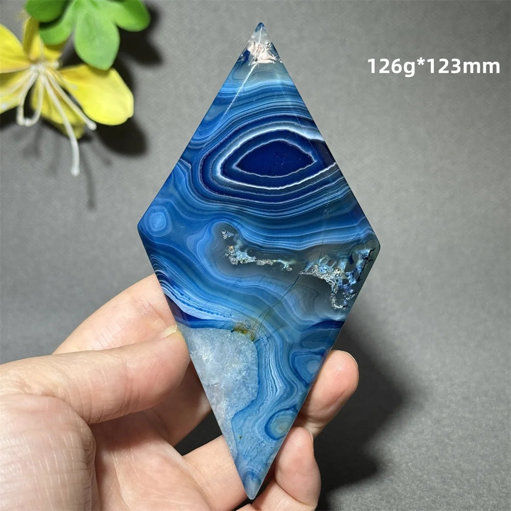 Blue Agate Diamond-ToShay.org