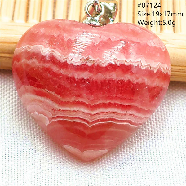 Red Rhodochrosite Pendant-ToShay.org