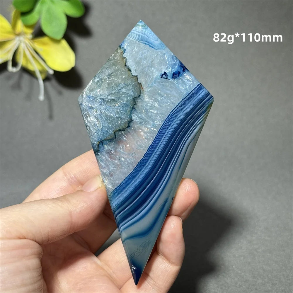 Blue Agate Diamond-ToShay.org
