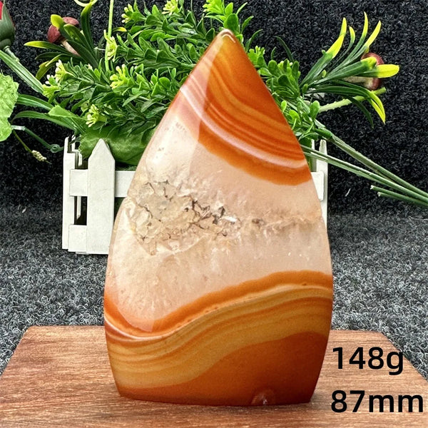 Red Carnelian Striped Agate-ToShay.org