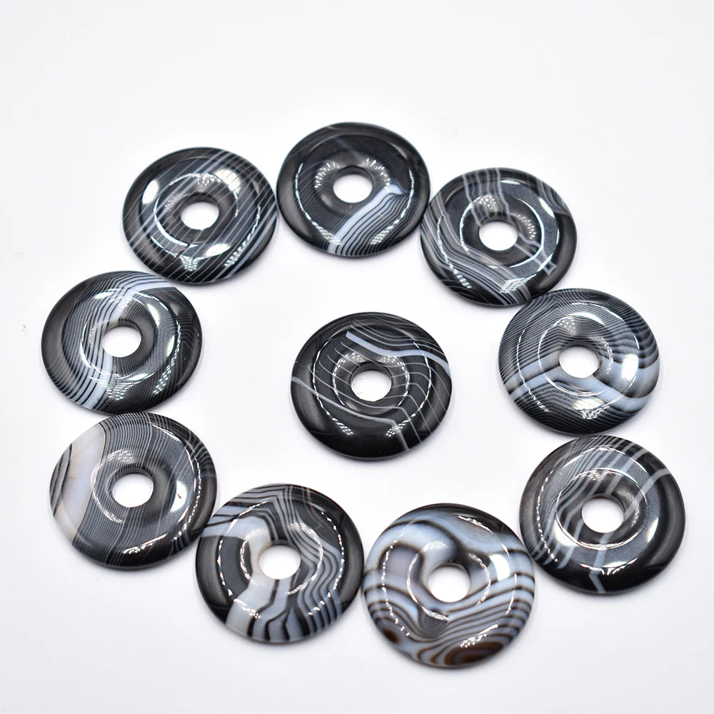 Mixed Stripe Doughnut Beads-ToShay.org