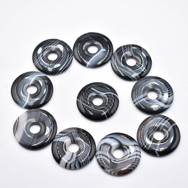 Mixed Stripe Doughnut Beads-ToShay.org