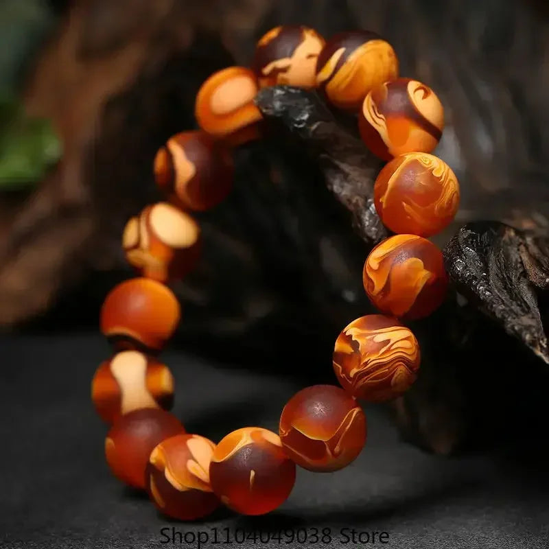 Yellow Amber Beeswax Bracelets-ToShay.org