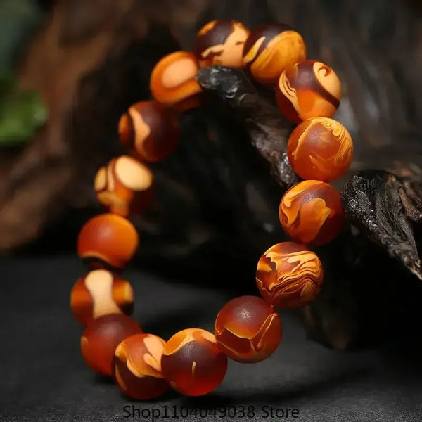 Yellow Amber Beeswax Bracelets-ToShay.org