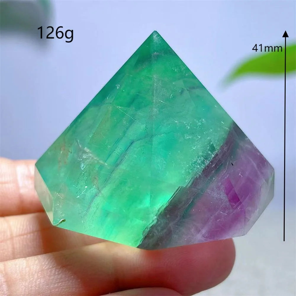 Rainbow Fluorite Diamond-ToShay.org