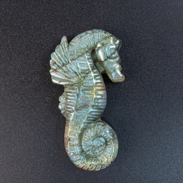 Blue Labradorite Seahorse-ToShay.org