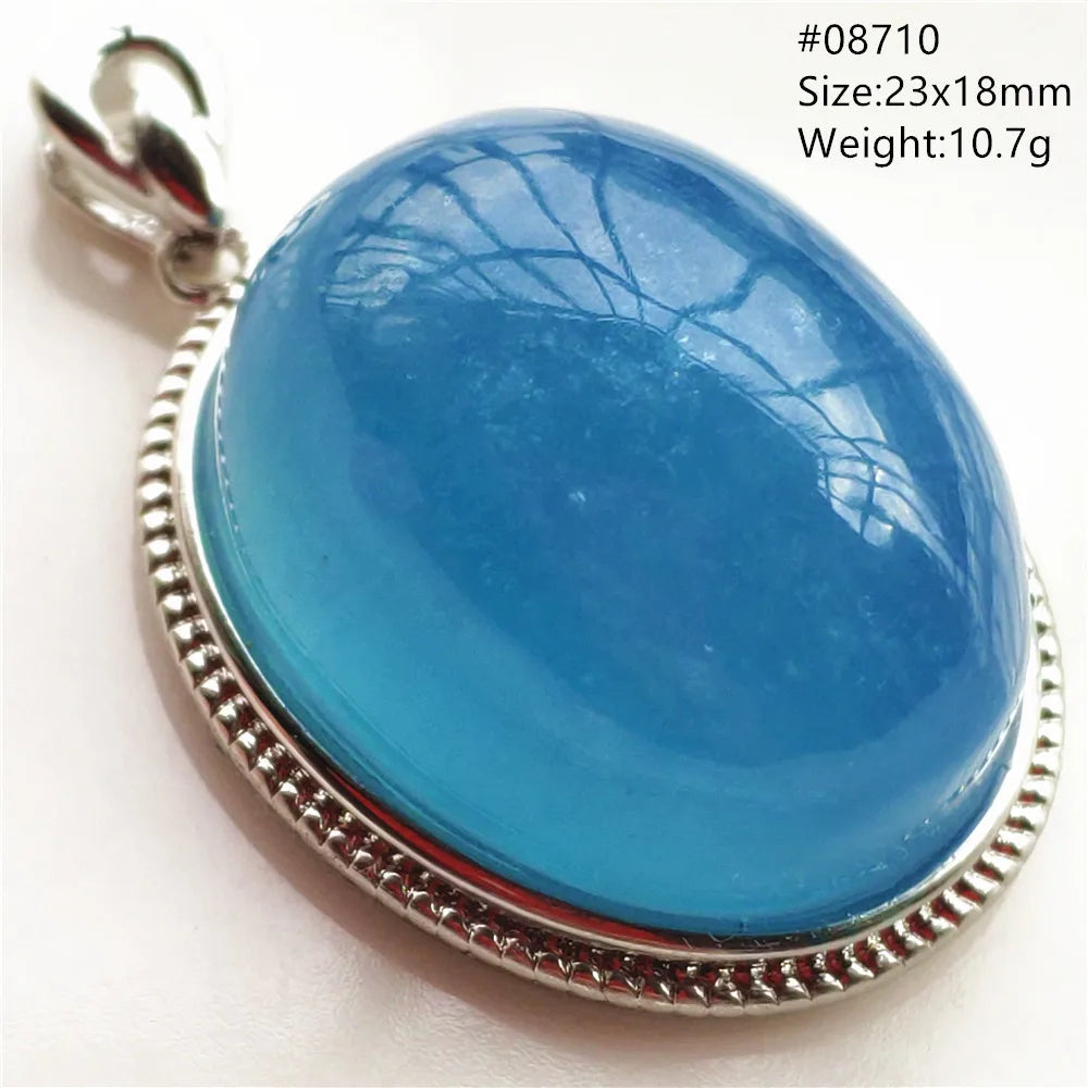 Blue Aquamarine Pendant-ToShay.org