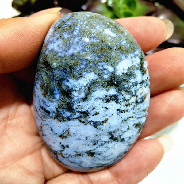Mixed Ocean Jasper Palm Stones-ToShay.org
