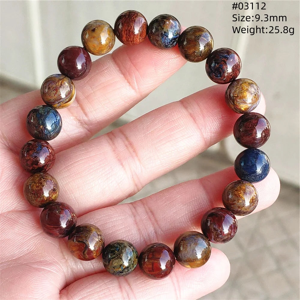 Blue Red Pietersite Bracelet-ToShay.org