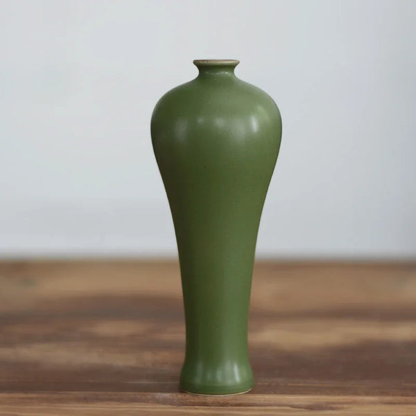Green Ceramic Vase-ToShay.org