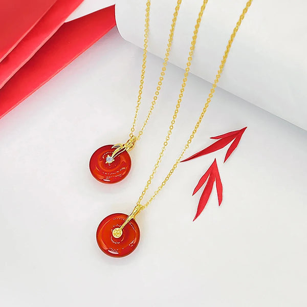 Red Agate Peace Buckle-ToShay.org