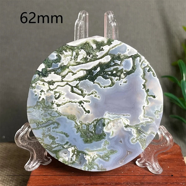 Green Moss Agate Plate-ToShay.org