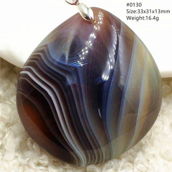 Grey Lace Agate Pendant-ToShay.org
