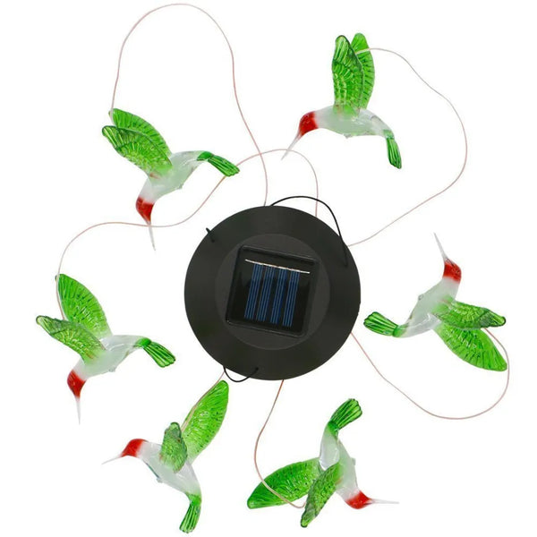 Hummingbird Solar Wind Chimes-ToShay.org