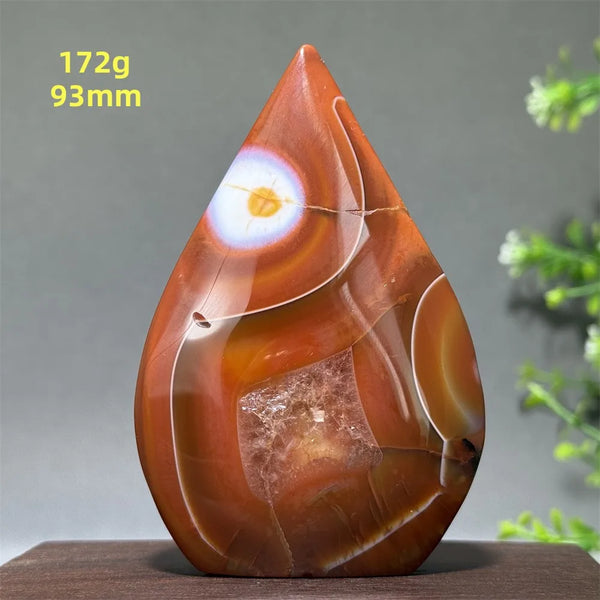 Red Carnelian Striped Agate-ToShay.org