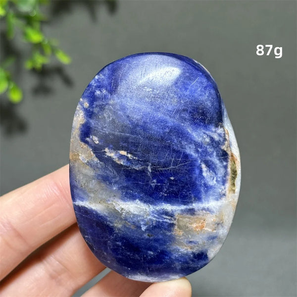 Blue Sodalite Palm Stone-ToShay.org