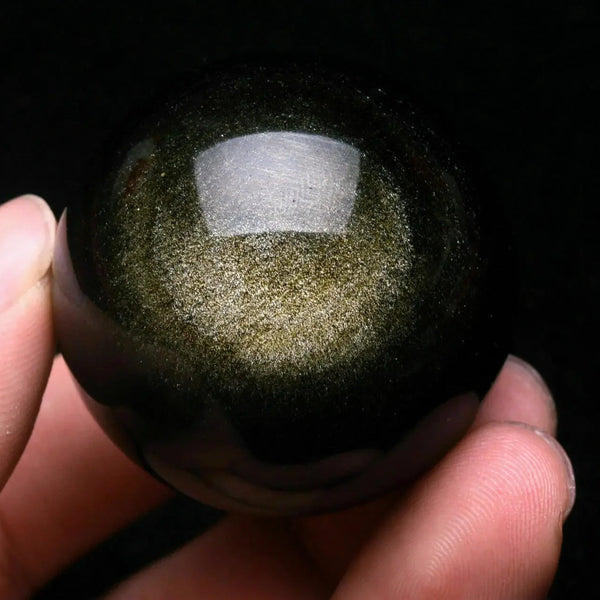Gold Obsidian Ball-ToShay.org