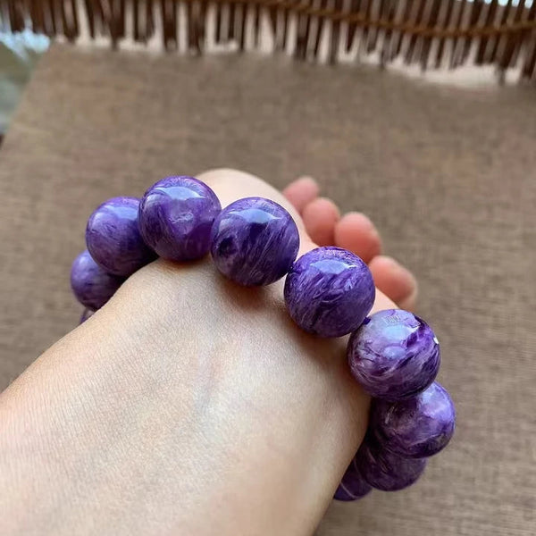 Purple Charoite Bracelet-ToShay.org