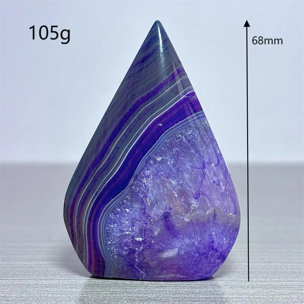 Violet Agate Torch-ToShay.org