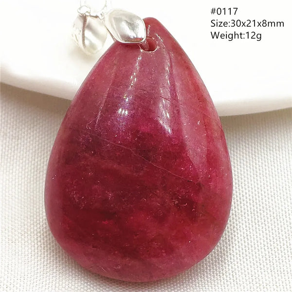 Red Rhodonite Pendant-ToShay.org