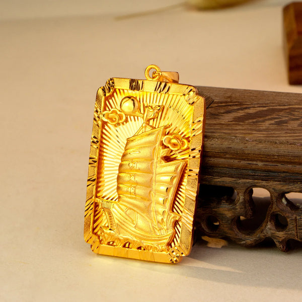Gold Sailing Pendant-ToShay.org