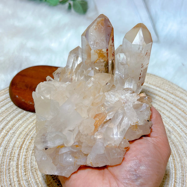Clear Quartz Crystal Cluster-ToShay.org