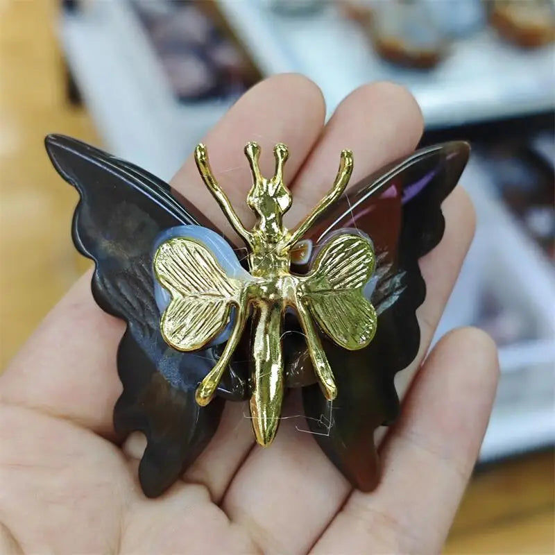 Mixed Agate Butterfly-ToShay.org