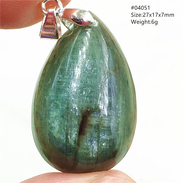 Green Blue Kyanite Pendant-ToShay.org