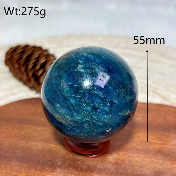 Blue Apatite Ball-ToShay.org