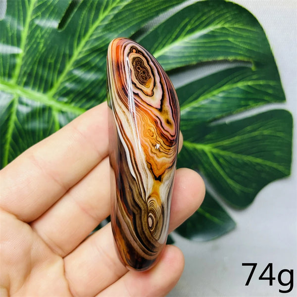 Red Agate Palm Stones-ToShay.org