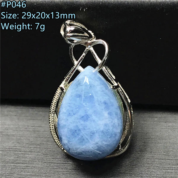 Blue Aquamarine Pendent-ToShay.org