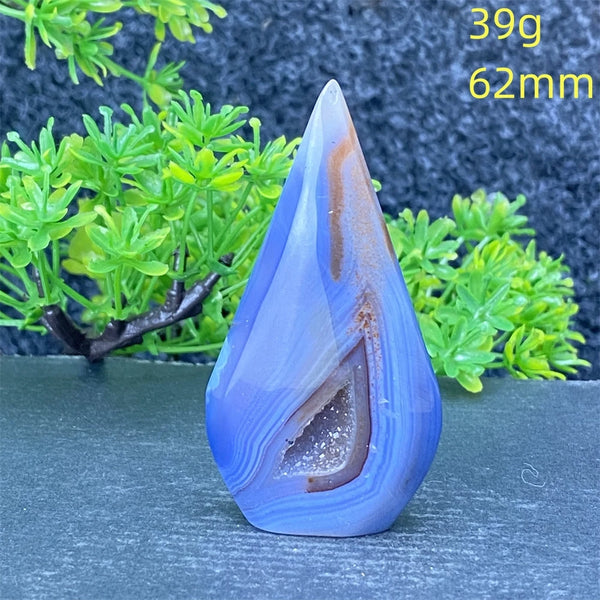 Blue Lace Agate Flame-ToShay.org