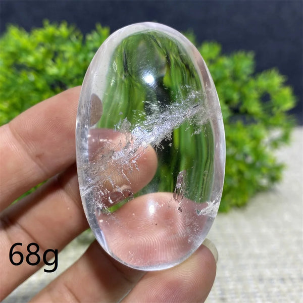 Clear Crystal Palm Stone-ToShay.org