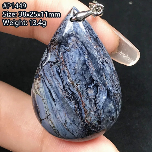 Blue Pietersite Pendant-ToShay.org