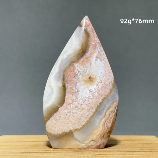 Red Lace Agate Torch-ToShay.org