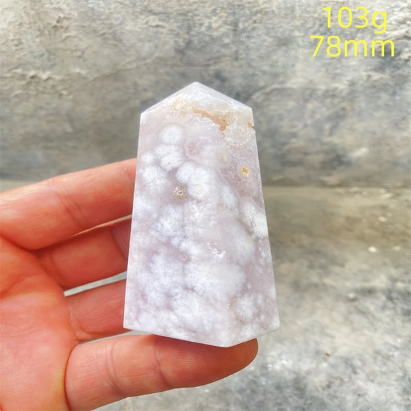 Pink Amethyst Cherry Blossom Agate-ToShay.org