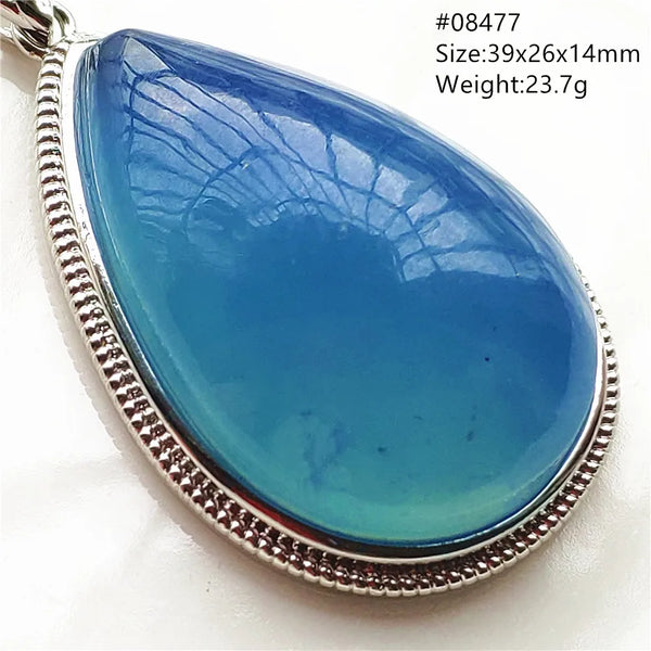 Blue Aquamarine Pendant-ToShay.org