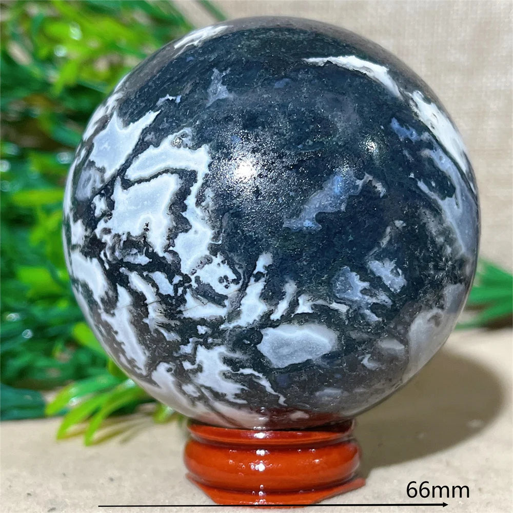 Green Moss Agate Ball-ToShay.org