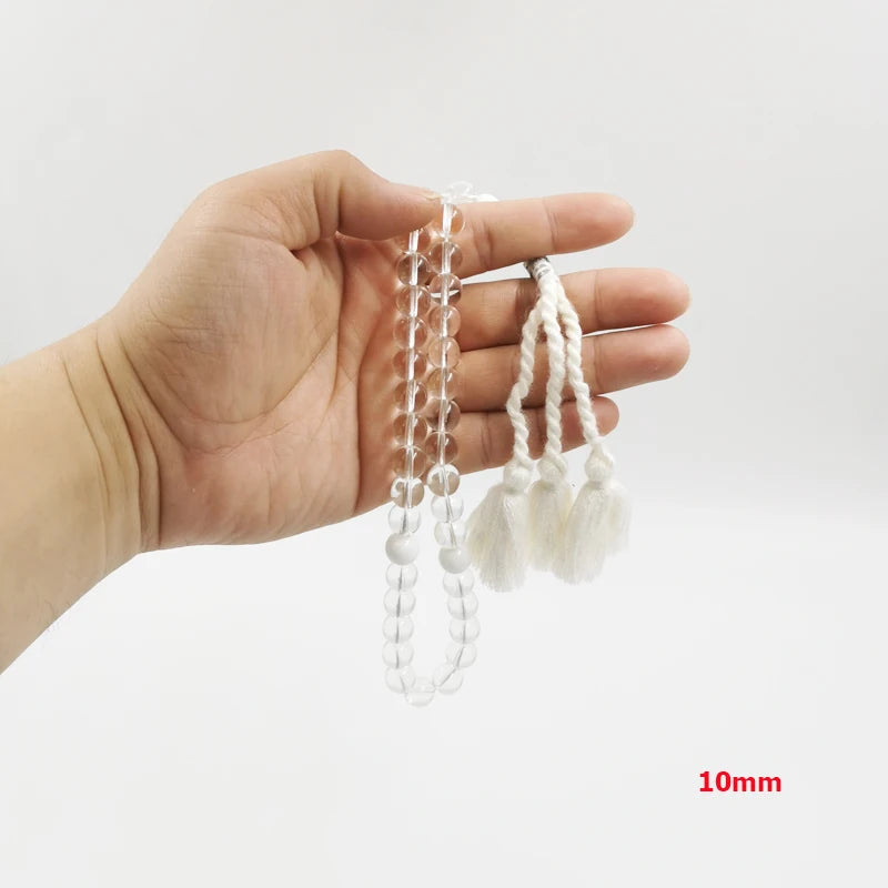 Clear Crystal Prayer Beads-ToShay.org