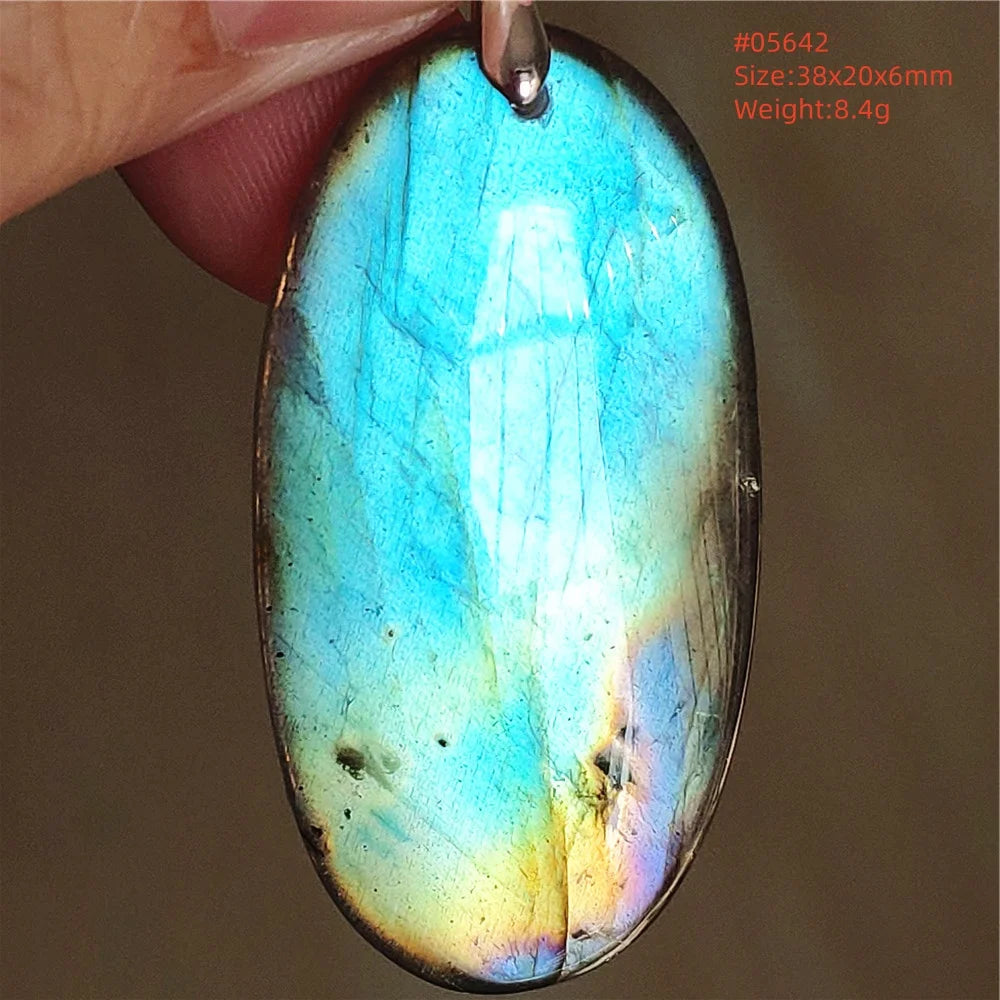 Blue Purple Labradorite Pendant-ToShay.org