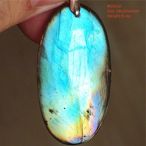 Blue Purple Labradorite Pendant-ToShay.org