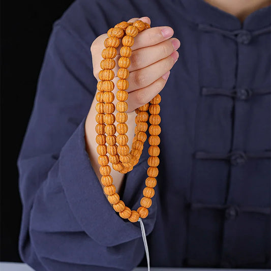 Brown Walnut Buddha Beads-ToShay.org